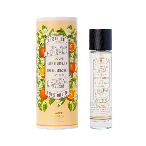 Panier des Sens – Orange Blossom Eau de Toilette - Light Perfume for Women - Natural, Gourmet & Floral Fragrance - Hair & Body - Women's Eau de Toilette Made in France - Vegan Friendly - 1.7 Floz