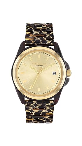 Coach Greyson Women's Watch | Water Resistant | Quartz Movement | Elevating Elegance for Every Occasion(Model 14504187)