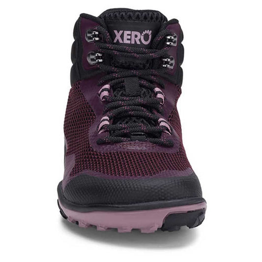 Xero Shoes Women's Scrambler Mid, Black/Fig, 10.5