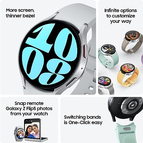 Samsung Galaxy Watch 6 44mm Smartwatch with HR Zones, Sleep Coaching, Heart Monitor - Graphite