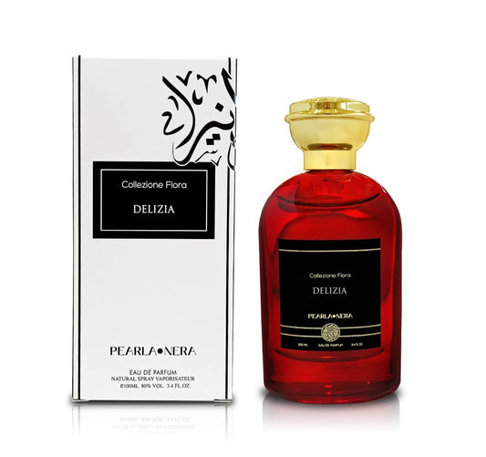 PEARLANERA DELIZIA, Women Perfume, a Floral, Musky and Fresh Scent Accords. Arab Perfumes for Women. Perfume Arabe para Mujer 3.4 Oz Body Sprays