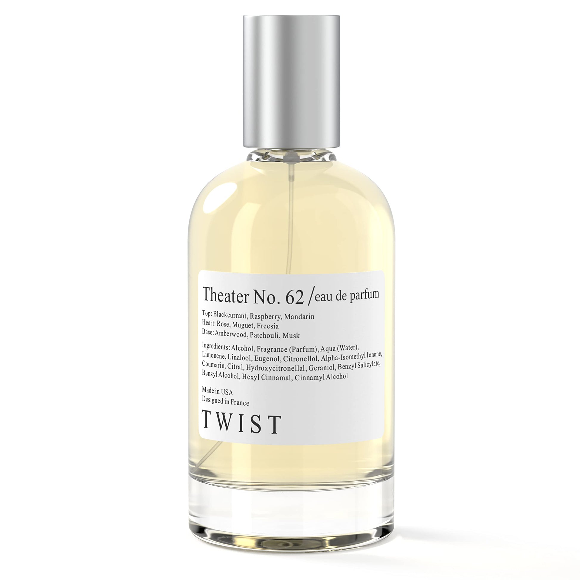 Twist Theater No. 62 Inspired by Si, Long Lasting Perfume For Women, EDP - 100 ml | 3.4 fl. oz.
