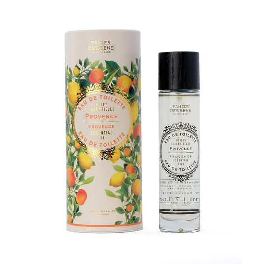Panier des Sens – Provence (Citrus) Eau de Toilette – Light Summer Perfume for Women - Fresh & Fruity Fragrance - Hair & Body - Long Lasting Body Spray Made in France - Vegan Friendly - 1.7 Floz
