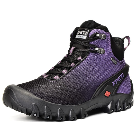 XPETI Women’s Terra Mid hiking boots (Gradient Purple)