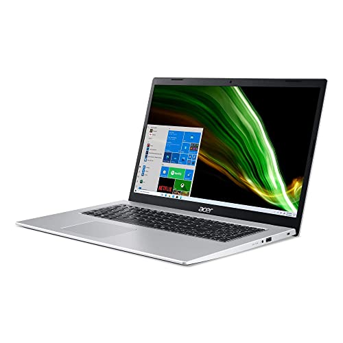 Acer Aspire 1 A115-32-C96U Slim Laptop | 15.6" FHD Display | Intel Celeron N4500 Processor | 4GB DDR4 | 128GB eMMC | WiFi 5 | Microsoft 365 Personal 1-Year Subscription | Windows 11 in S Mode, Silver