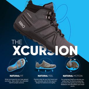 Xero Shoes Women's Xcursion Fusion Shoe Asphalt, 9.5